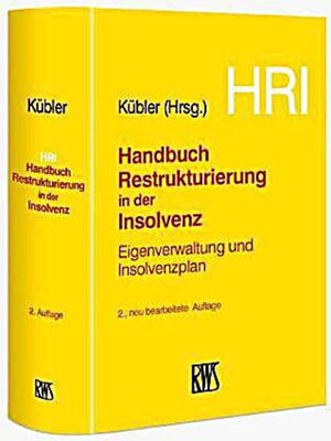cover image of HRI--Handbuch Restrukturierung in der Insolvenz